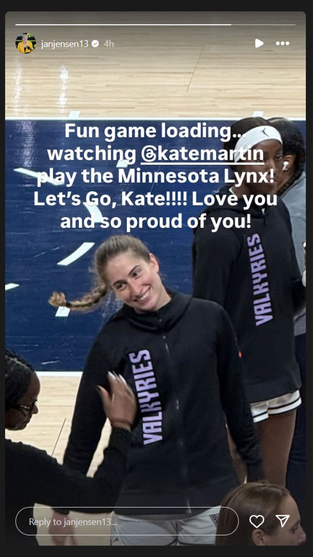Screenshot via Instagram (@janjensen13/IG)